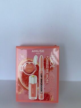 Amuse Pomelo Me More Lip Makeup Set - Coral Pink